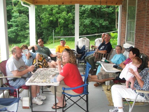on the big front porch