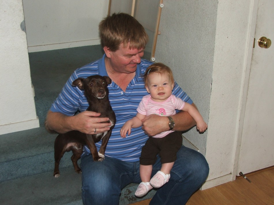 Uncle Mark w/ Violet & Buddy