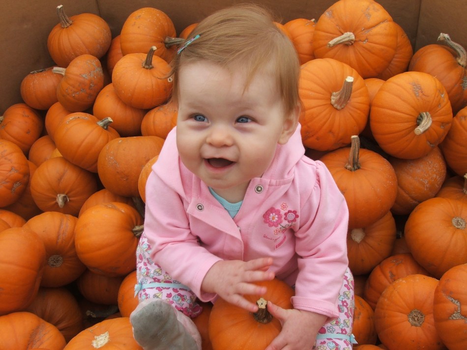 Violet w/ Pumpkins!
