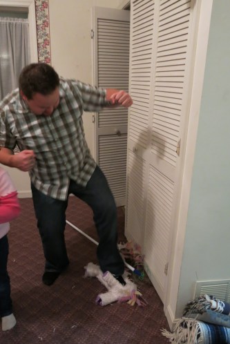 The pony did not want to break... afterwards Micah showed the pony who was the boss!