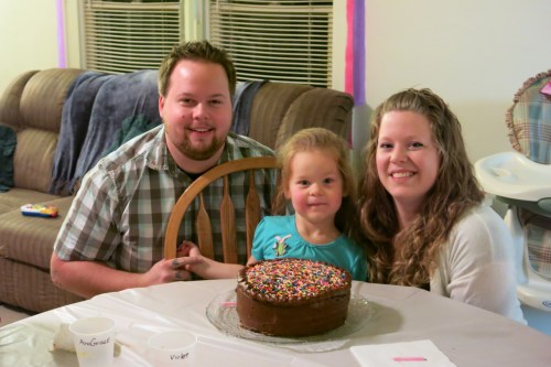 With our 4 year old!!