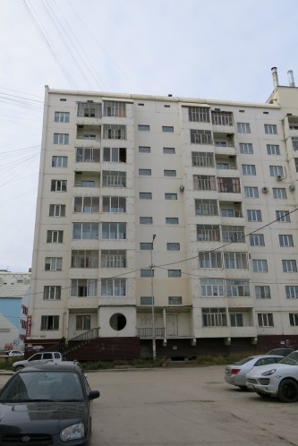 We live on the 8th floor