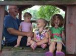 grandpa kids laughing